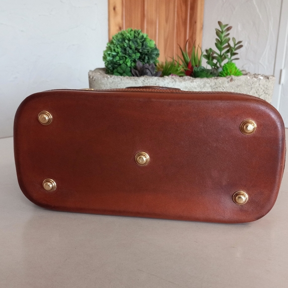 Dooney & Bourke Norfolk Satchel/Crossbody bag, 1990's. - Picture 8 of 10